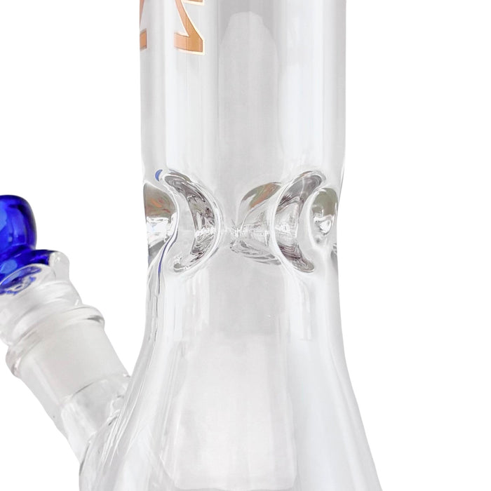 Wellcann | HeavyShield 17" Premium Beaker Bong – 7mm Thick Glass Reinforced Base | Jupiter Grass