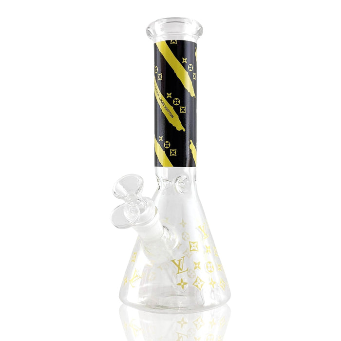 10" LuxePrint Beaker Bong Collection – 4mm Thick Glass | Jupiter Grass