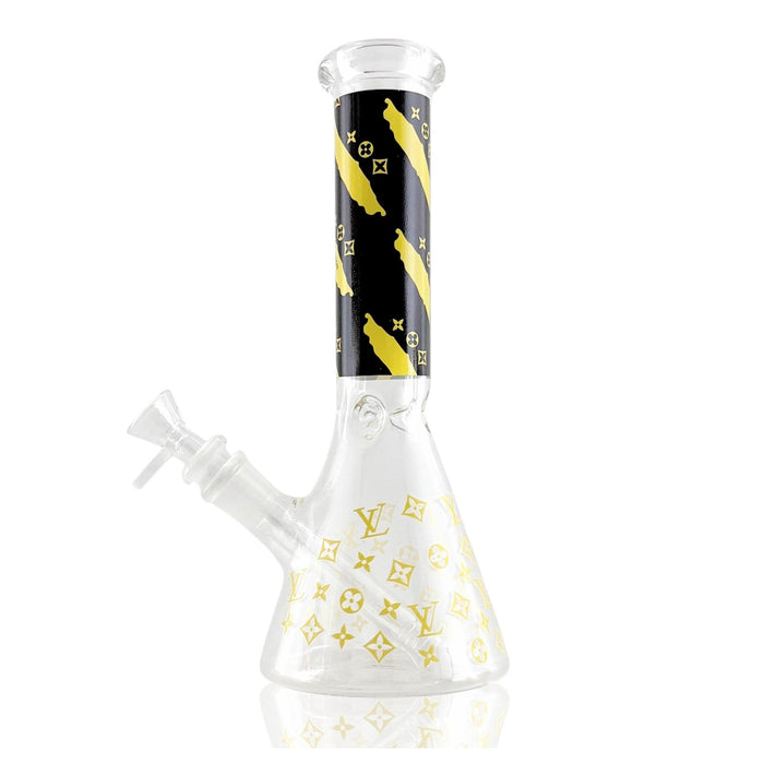 10" LuxePrint Beaker Bong Collection – 4mm Thick Glass | Jupiter Grass