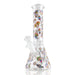 10" Psychedelic Shroomscape Beaker Bong – 4mm Thick Glass | Jupiter Grass