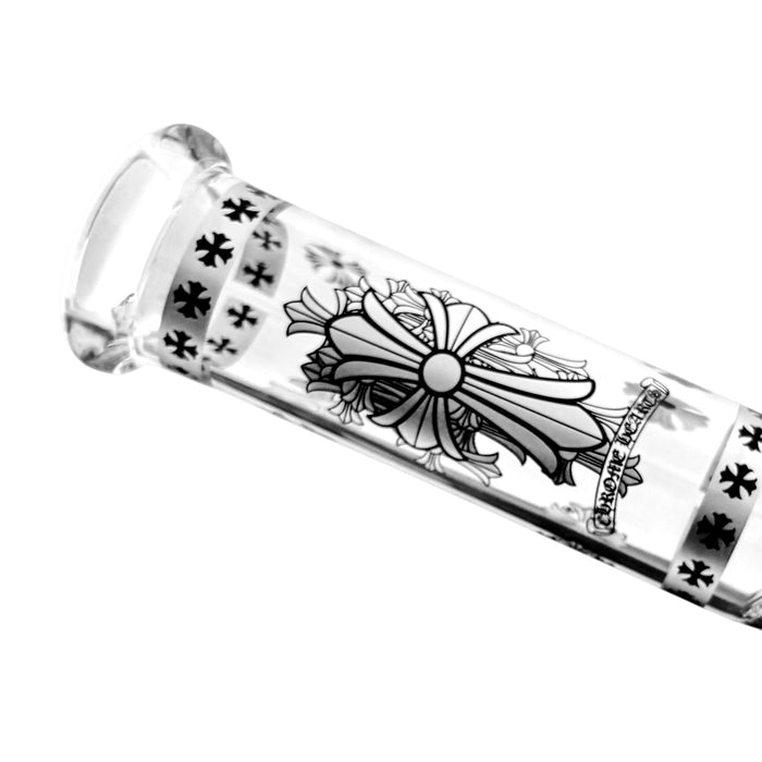 10" Gothic Cross Beaker Bong Series – 4mm Thick Glass | Jupiter Grass