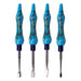 Assorted Design Light Blue 6 Inches Dabbing Stick With Round Scooper - Set-4 | Jupiter Grass