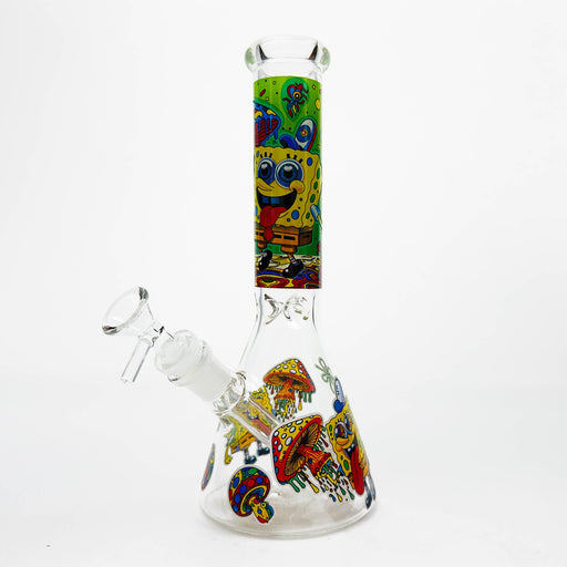 10" Glass Beaker Bong with SB Design [FT06] | Jupiter Grass