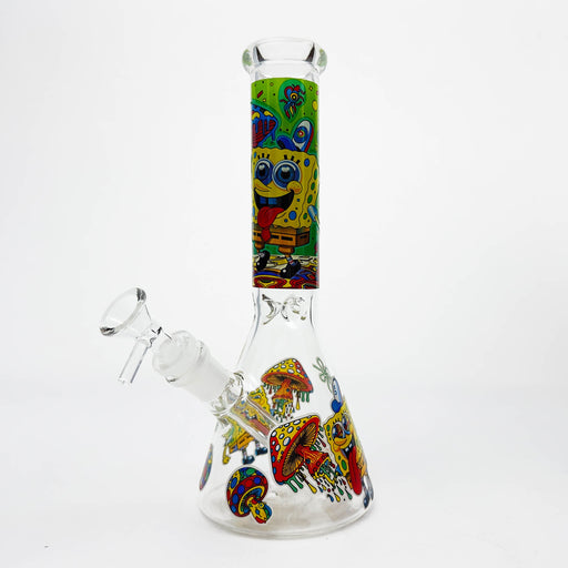 10" Glass Beaker Bong with SB Design [FT06] | Jupiter Grass