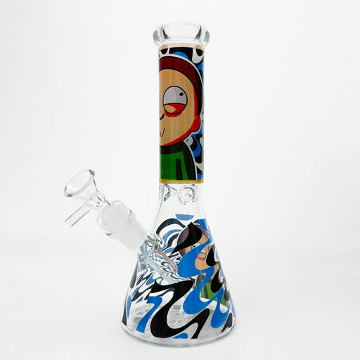 10" Glass Beaker Bong with R&M Design [FT09] | Jupiter Grass