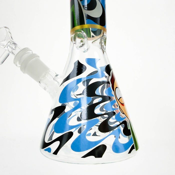 10" Glass Beaker Bong with R&M Design [FT09] | Jupiter Grass