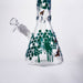 10" Glass Beaker Bong with Honeybee Design [FT07] | Jupiter Grass