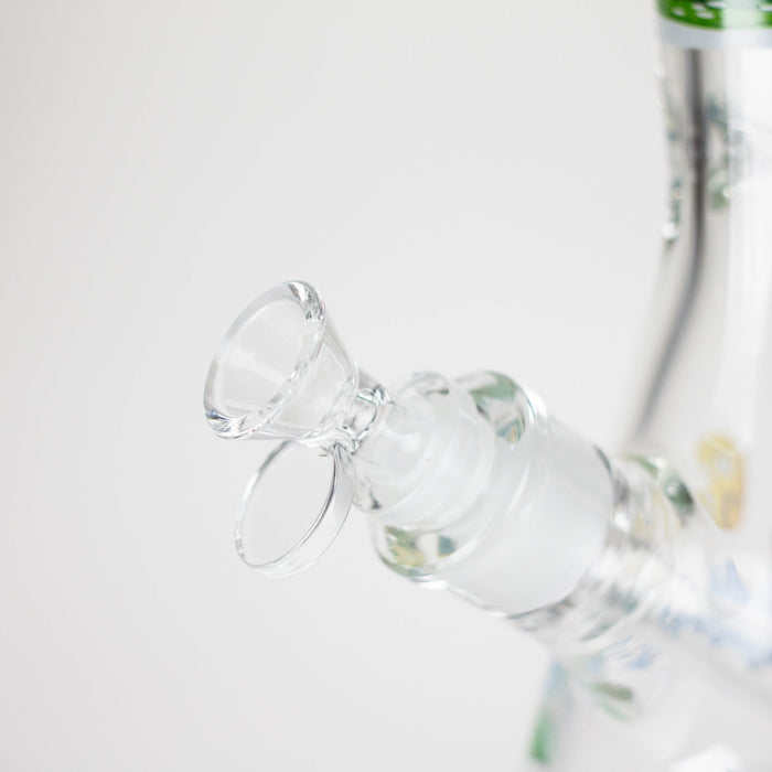 14" 7mm RM Glass Bong Heavy Duty Beaker Water Pipe