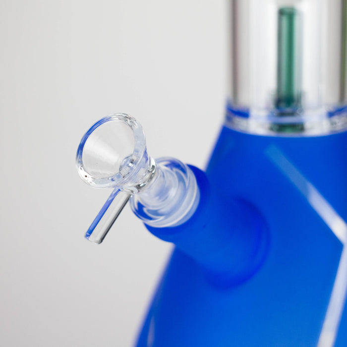14" 7mm 420 Double Perc Fancy Glass Water Bong