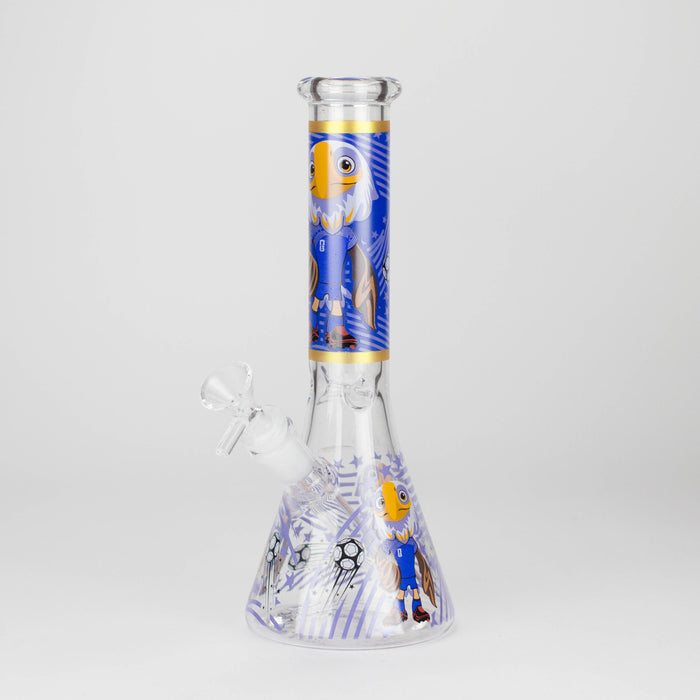10" Soccer World Cup 2026 Mascot Glass Beaker Bong