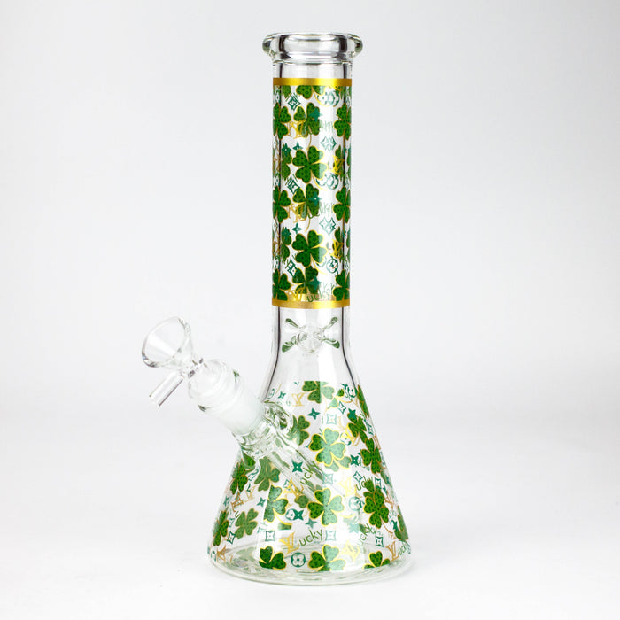 10" Fashion Design Glass Beaker Bong