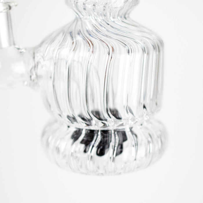 6" Assorted Design Stemless Glass Bong