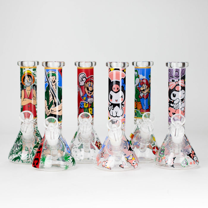 7.5" 4mm OP Design Beaker Bong