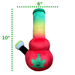 Bo da Bong - Parody Plush Rasta Color Squeaker Dog Toy - 9" | Jupiter Grass