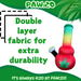 Bo da Bong - Parody Plush Rasta Color Squeaker Dog Toy - 9" | Jupiter Grass