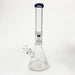 16" Color-Accented Glass Water Bong with Percolator | Jupiter Grass