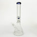 16" Color-Accented Glass Water Bong with Percolator | Jupiter Grass
