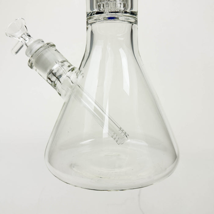 16" Color-Accented Glass Water Bong with Percolator | Jupiter Grass