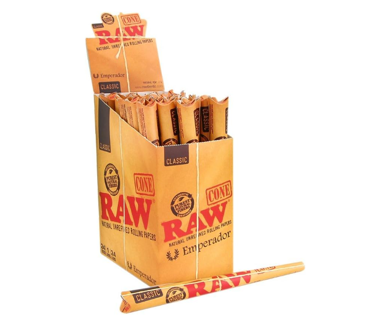 Raw | Classic Emperador Cones ( Box of 24 Display ) [SMK511] | Jupiter Grass