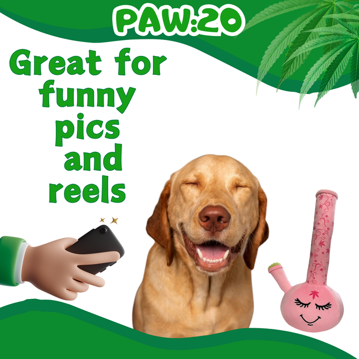 Harmony Bong - Parody Plush Squeaky Dog Toy - 10" | Jupiter Grass