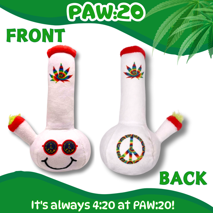 Lil' Billie Bong - Parody Plush Catnip Cat Toy - 5" | Jupiter Grass