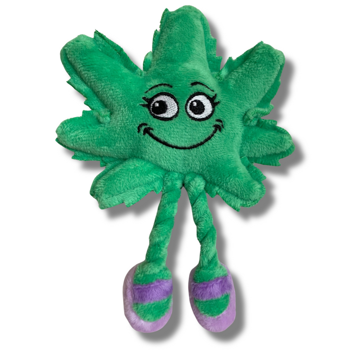 Lil' Mary Jane the Marijuana Leaf - Plush Catnip Cat Toy - 6" | Jupiter Grass