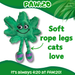 Lil' Mary Jane the Marijuana Leaf - Plush Catnip Cat Toy - 6" | Jupiter Grass