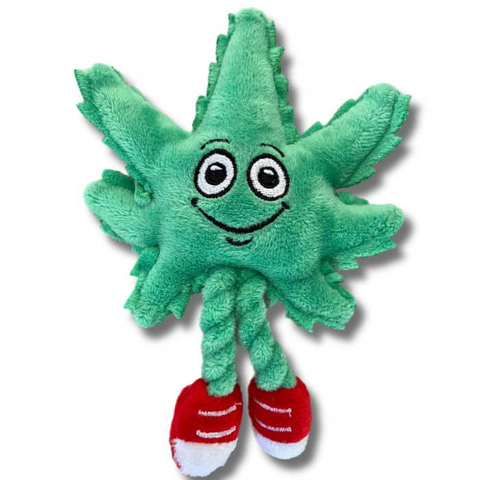 Lil' MJ the Marijuana Leaf - Plush Catnip Cat Toy - 6" | Jupiter Grass
