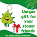 Bud the Weed Nug Keychain - Stuffed Parody Pot Nug - 2" | Jupiter Grass
