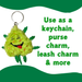 Bud the Weed Nug Keychain - Stuffed Parody Pot Nug - 2" | Jupiter Grass
