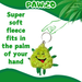Bud the Weed Nug Keychain - Stuffed Parody Pot Nug - 2" | Jupiter Grass