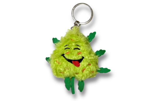 Bud the Weed Nug Keychain - Stuffed Parody Pot Nug - 2" | Jupiter Grass