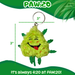 Bud the Weed Nug Keychain - Stuffed Parody Pot Nug - 2" | Jupiter Grass