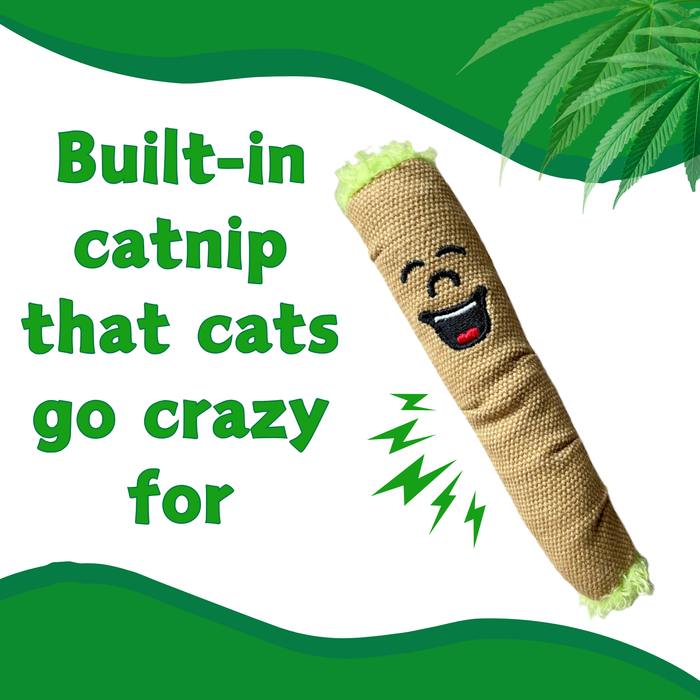 Lil' B the Blunt - Stuffed Parody Catnip Cat Toy - 5" | Jupiter Grass