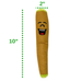 B the Blunt - Squeaky Parody Dog Toy - 10" | Jupiter Grass