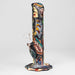 HIT | Art Silicone 10" Tube Water pipe with Glass bowl [HIT313]-Assorted designs | Jupiter Grass