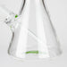 FOGGX | 14" Sandblasted Beaker Glass Water Pipe – 7mm Thick [FT321] | Jupiter Grass