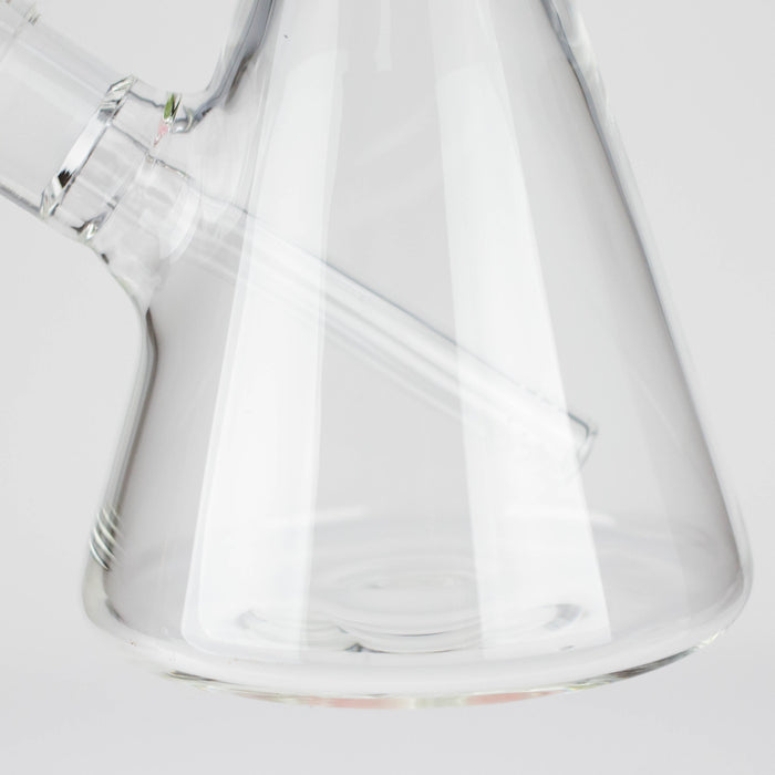 FOGGX | 14" Sandblasted Beaker Glass Water Pipe – 7mm Thick [FT292] | Jupiter Grass