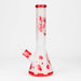 FOGGX | 14" Sandblasted Frosted Small Skull Beaker Glass Water Pipe – 7mm Thick [FT1649ATS] | Jupiter Grass