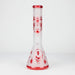 FOGGX | 14" Sandblasted Frosted Small Skull Beaker Glass Water Pipe – 7mm Thick [FT1649ATS] | Jupiter Grass
