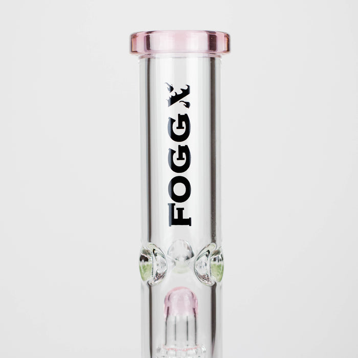 FOGGX | 14" Glass Water Pipe with Percolator [FT187] | Jupiter Grass