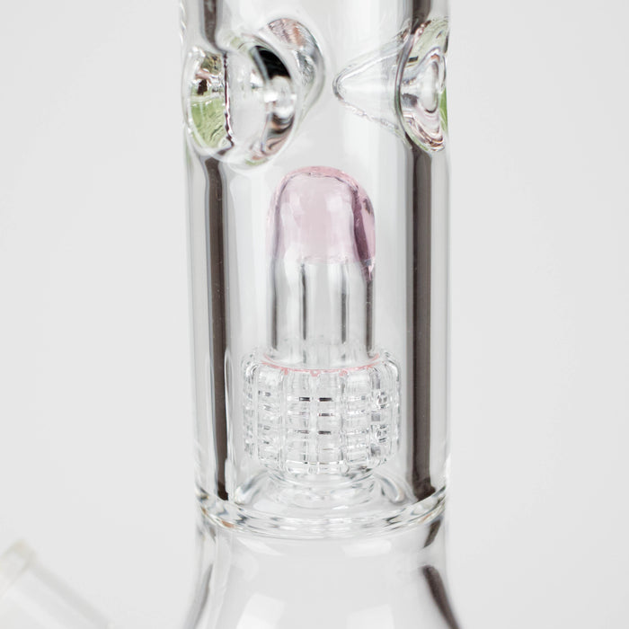 FOGGX | 14" Glass Water Pipe with Percolator [FT187] | Jupiter Grass
