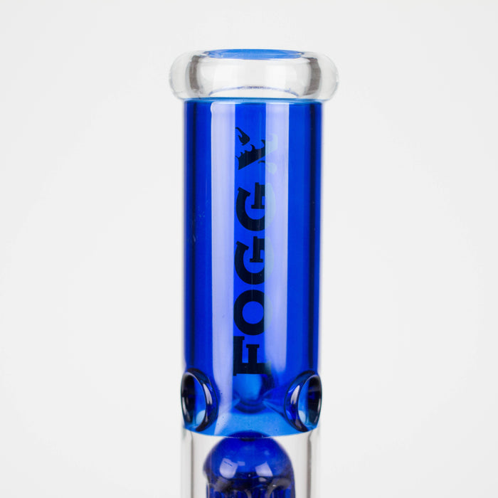 FOGGX | 14" Colored Glass Water Pipe with Percolator [FTLL09] | Jupiter Grass