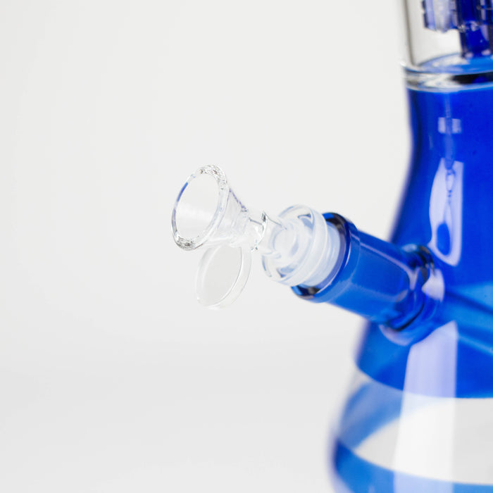 FOGGX | 14" Colored Glass Water Pipe with Percolator [FTLL09] | Jupiter Grass