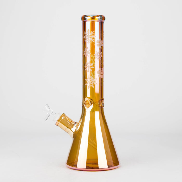 FOGGX | 14" Glass Water Pipe [FTLL01] – 7mm | Jupiter Grass