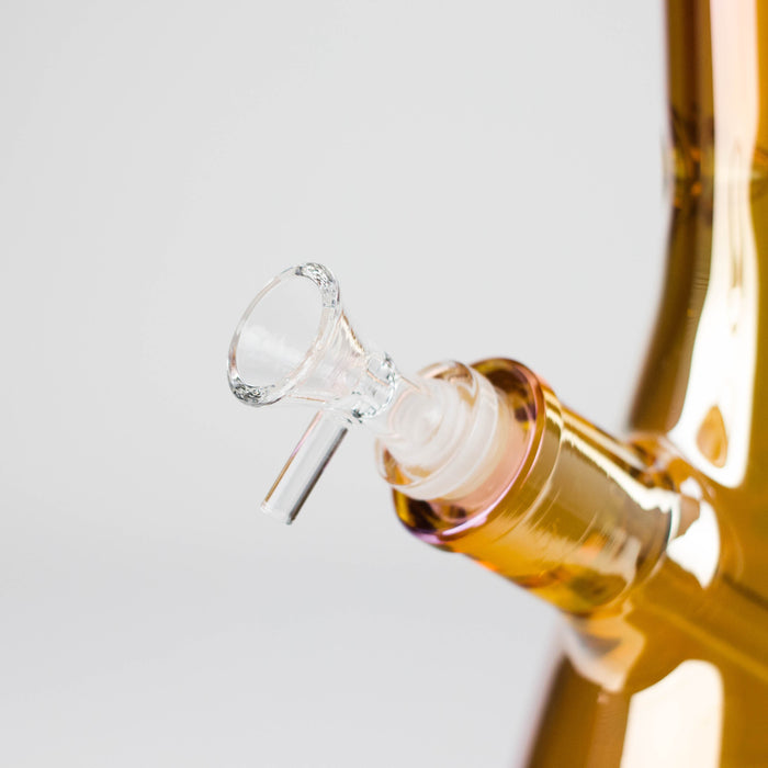 FOGGX | 14" Glass Water Pipe [FTLL01] – 7mm | Jupiter Grass
