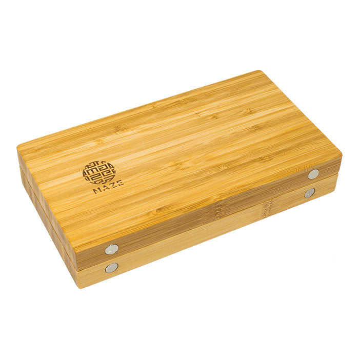 Maze | Back Tuck Bamboo 10X10 Rolling Tray | Jupiter Grass