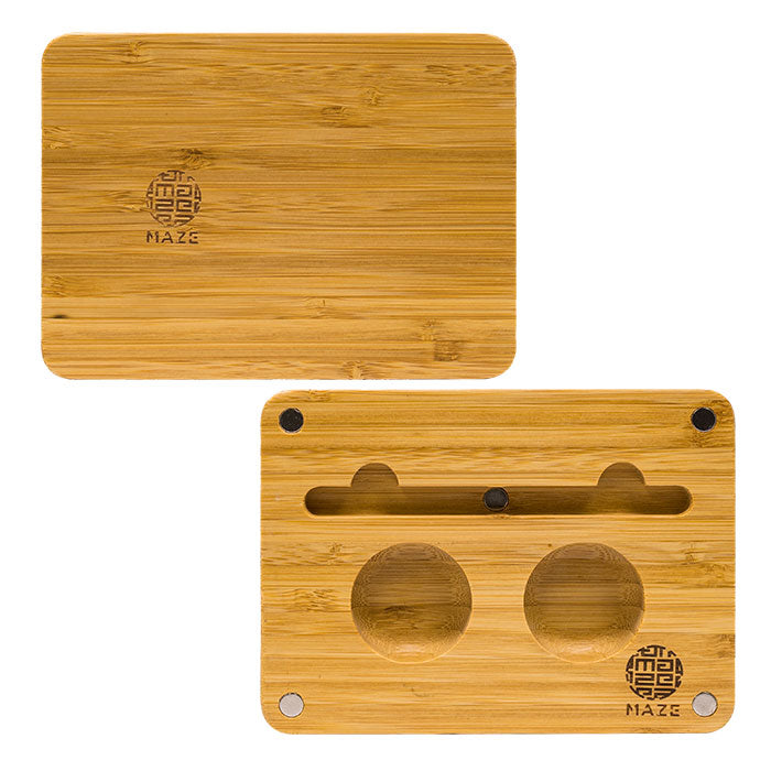 Maze | Quick Fold Bamboo 10X7 Rolling Tray | Jupiter Grass