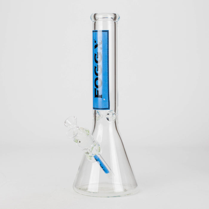 FOGGX | 14" Glass Water Pipe – 7mm Thick [FT590] | Jupiter Grass