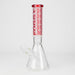 FOGGX | 14" Sandblasted Beaker Glass Water Pipe – 7mm Thick [FT292] | Jupiter Grass